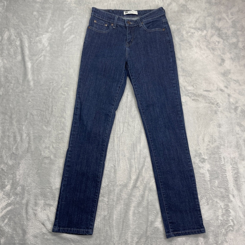Levi's Jeans Womens 4M (27x30) Blue Denim Mid Rise Slim Skinny Leg Streetwear